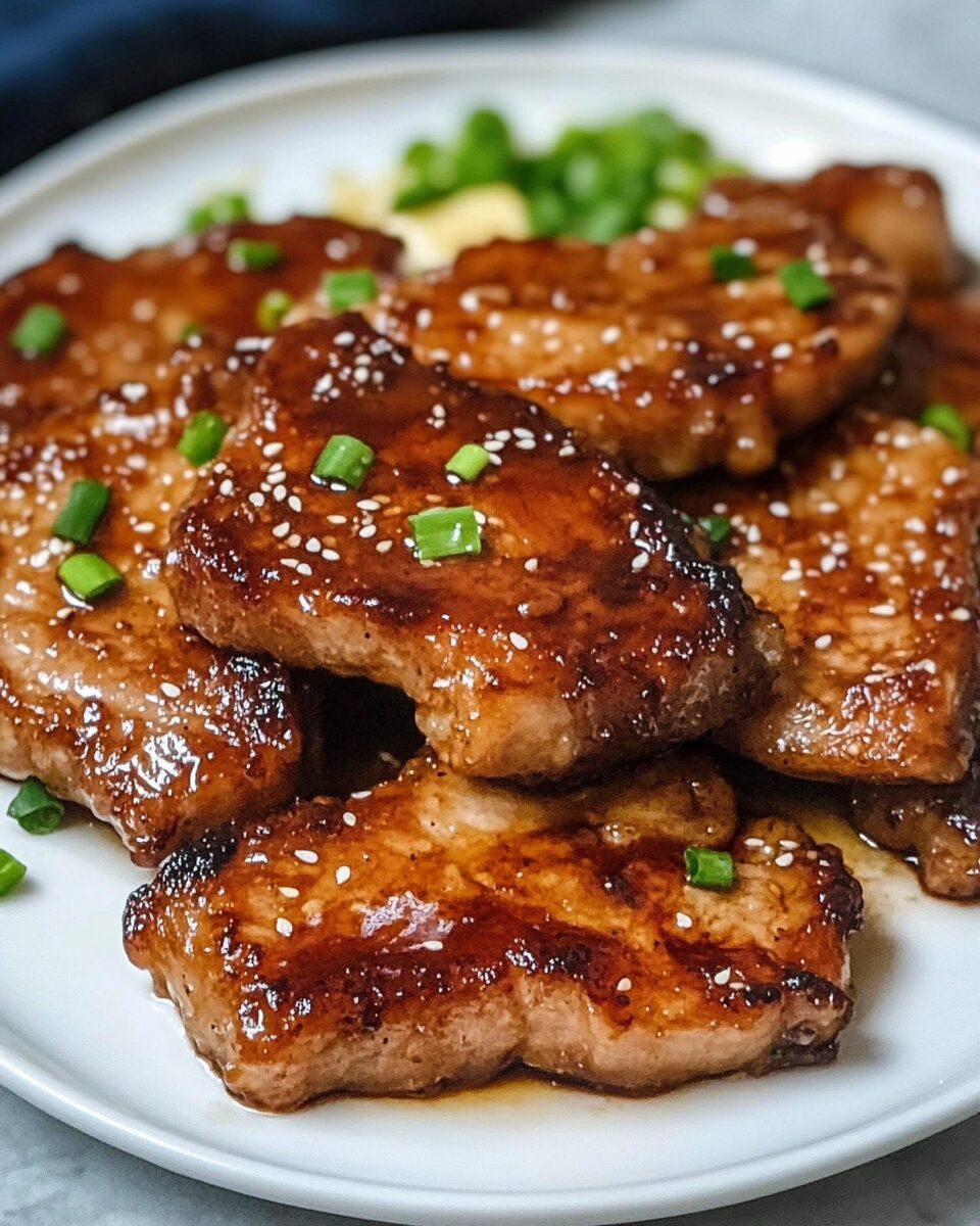 Honey Garlic Pork Chops