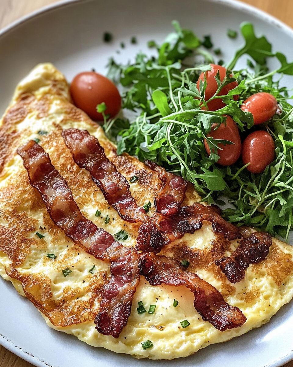 Brie and Bacon Omelette