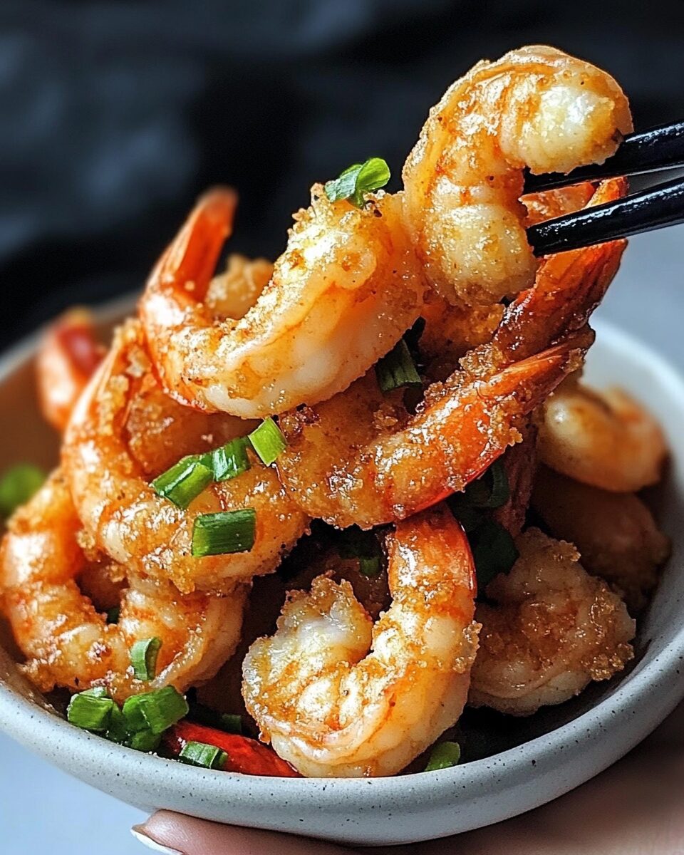 Crispy Chinese Salt & Pepper Prawns