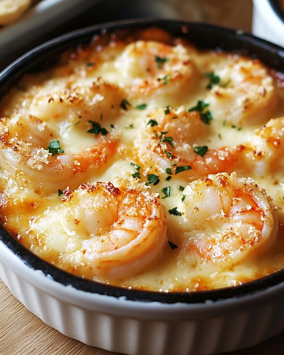Garlic Shrimp Gratin