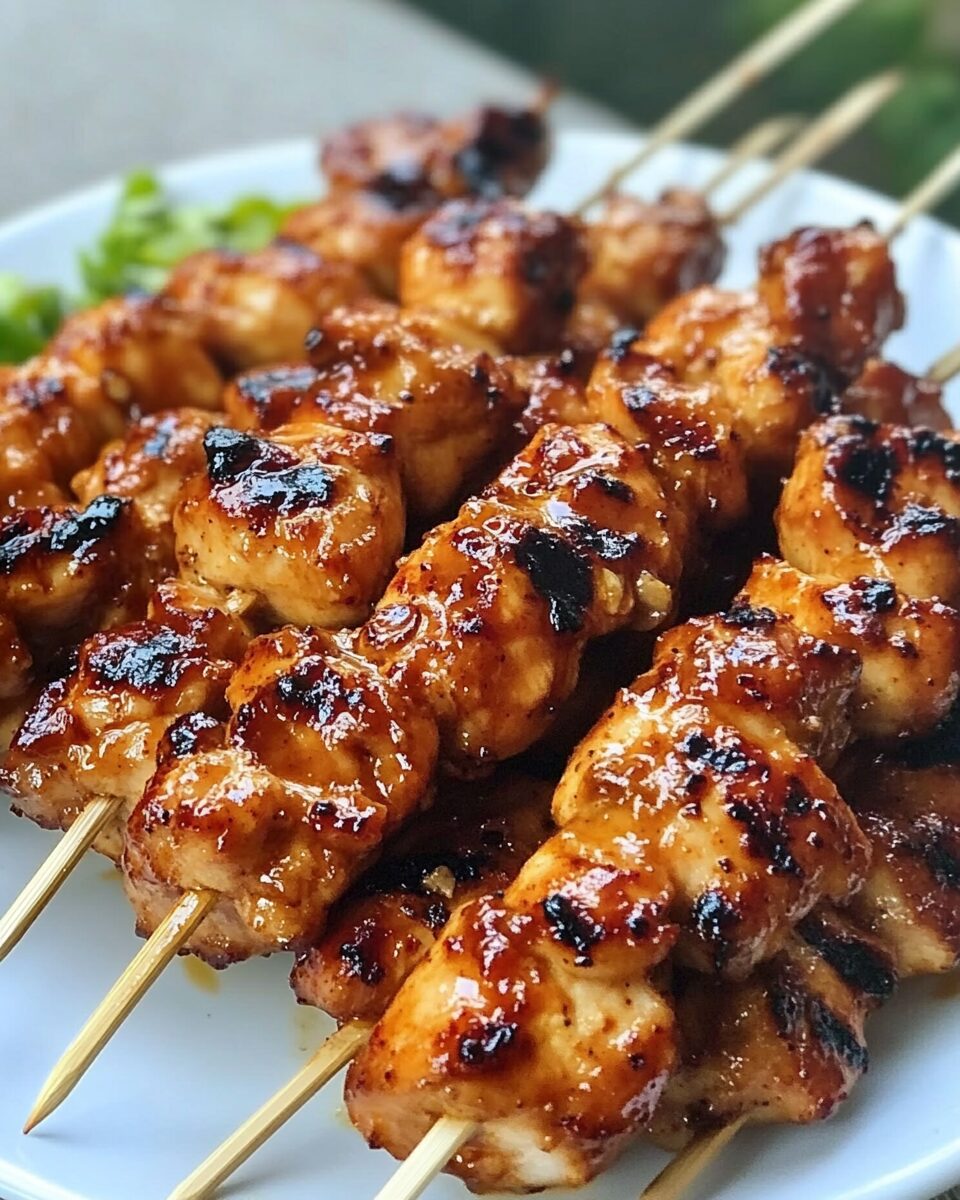 Grilled Asian Chicken Skewers