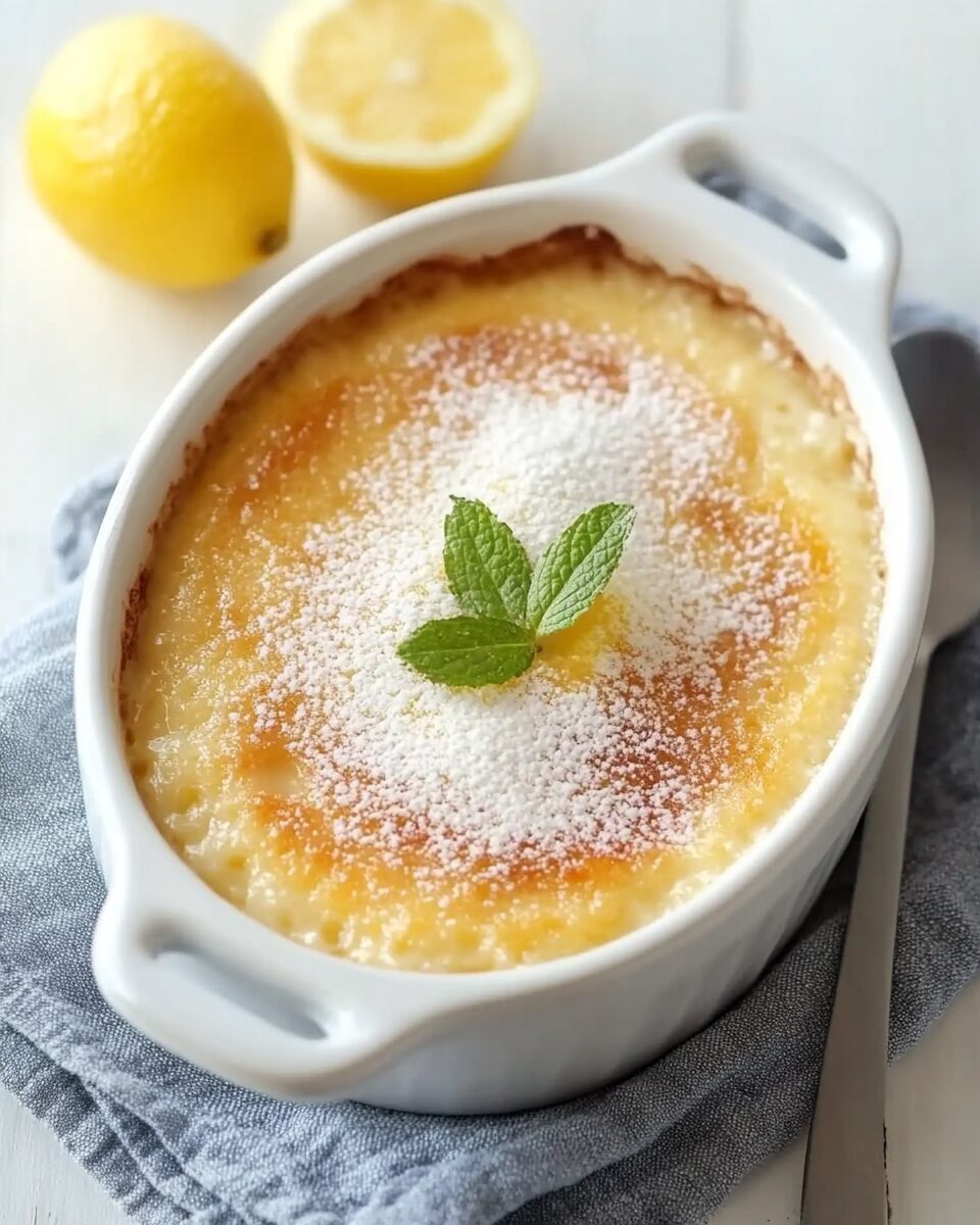 Baked Lemon Pudding