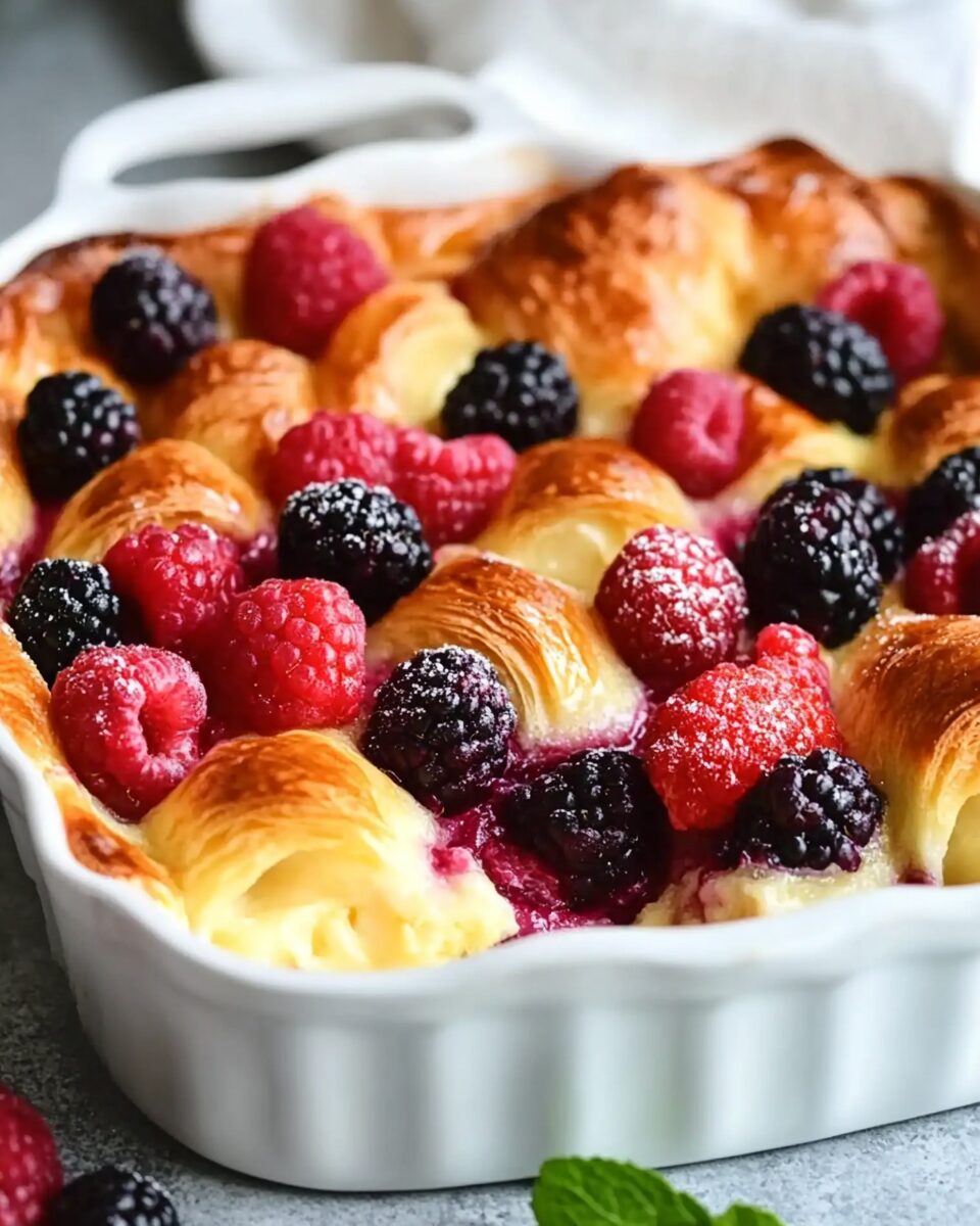 Berry Croissant Bake