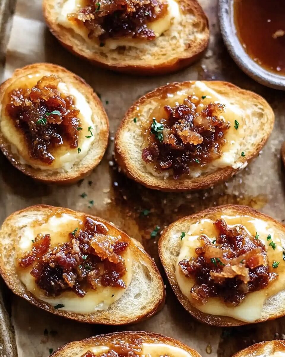 Bourbon Bacon Jam Crostini