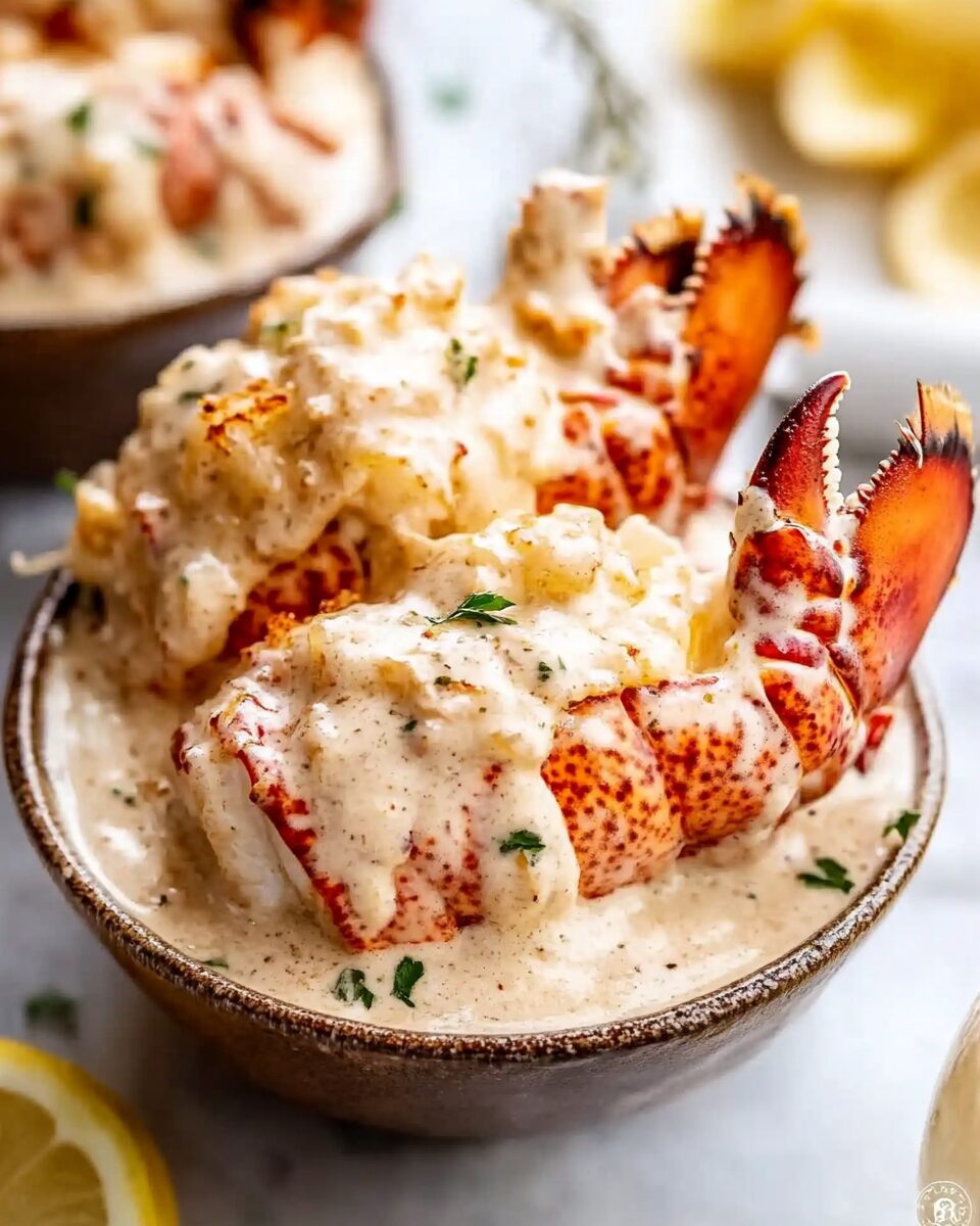 Creamy Garlic Butter Lobster Tails