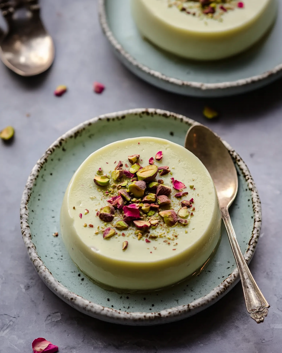 Pistachio Panna Cotta