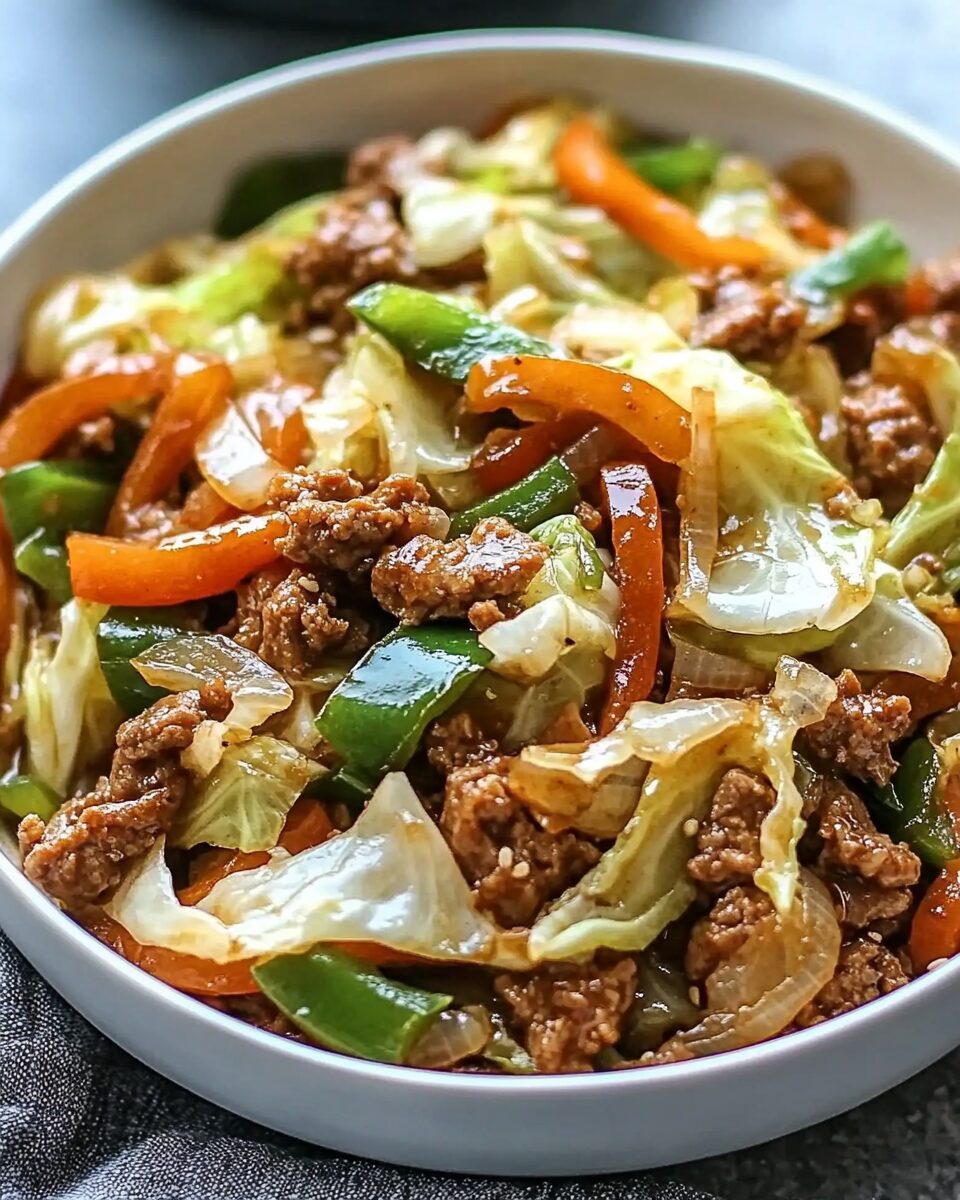 Beef & Cabbage Stir-Fry