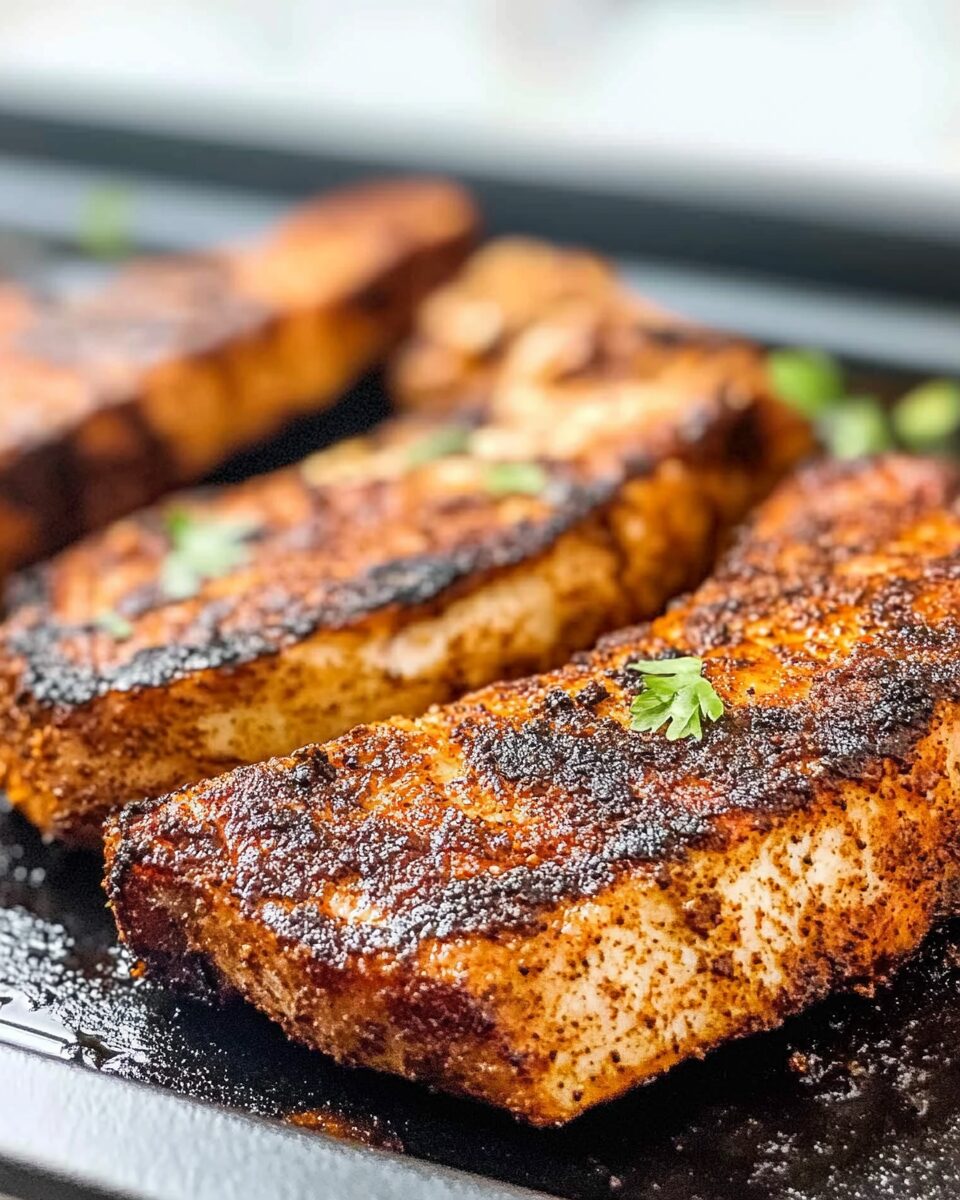 Blackstone Blackened Pork Chops