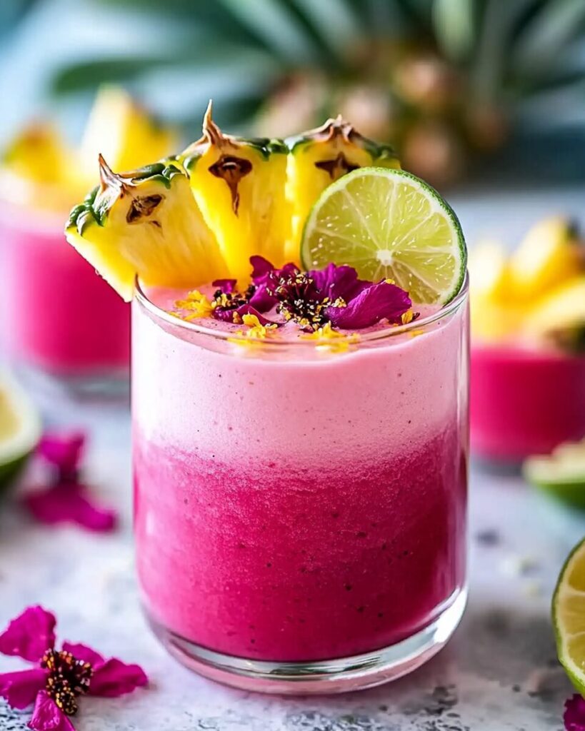 Hibiscus Tea Pineapple Smoothie
