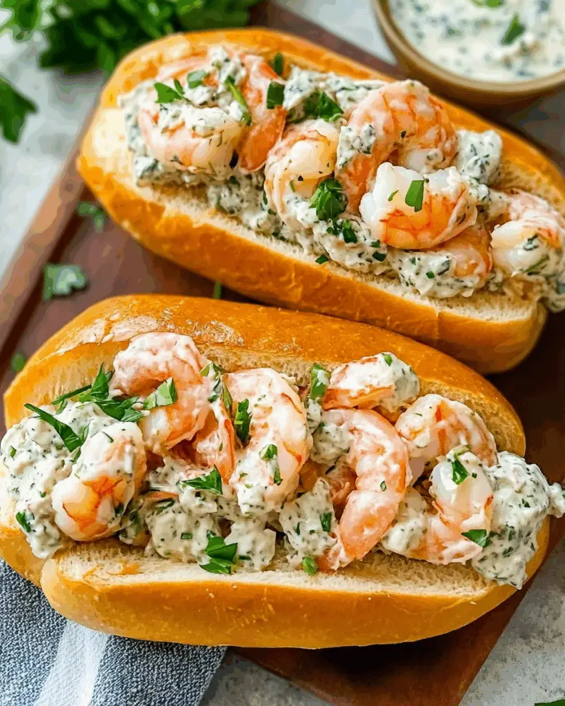 Shrimp Rolls on Brioche Buns