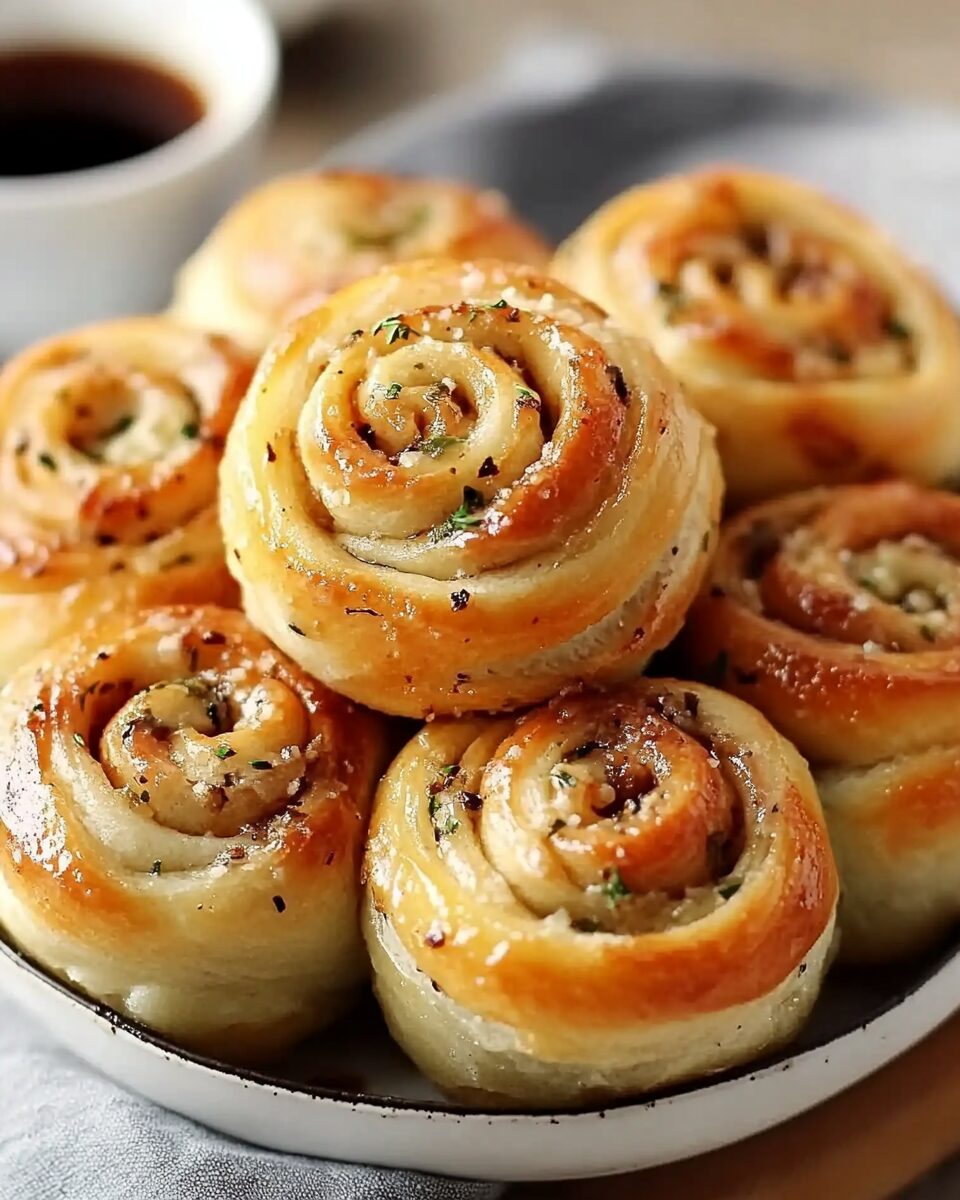 Herb & Garlic Swirl Rolls