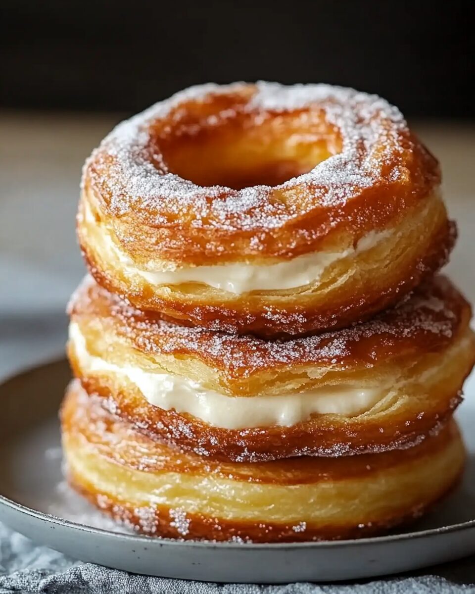 Cronuts with Sweet Cream Filling