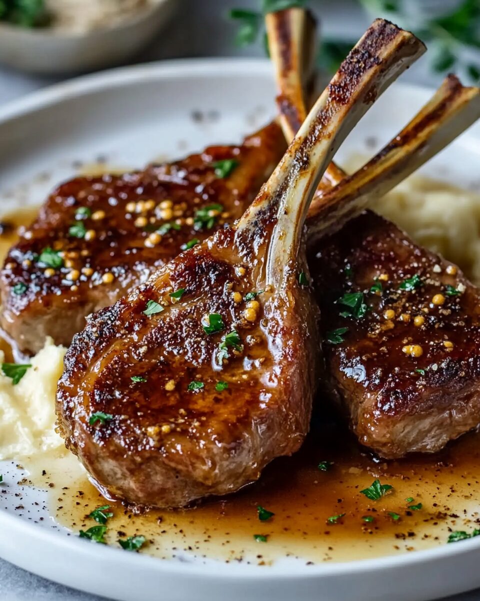 Honey Garlic Butter Lamb Cutlets