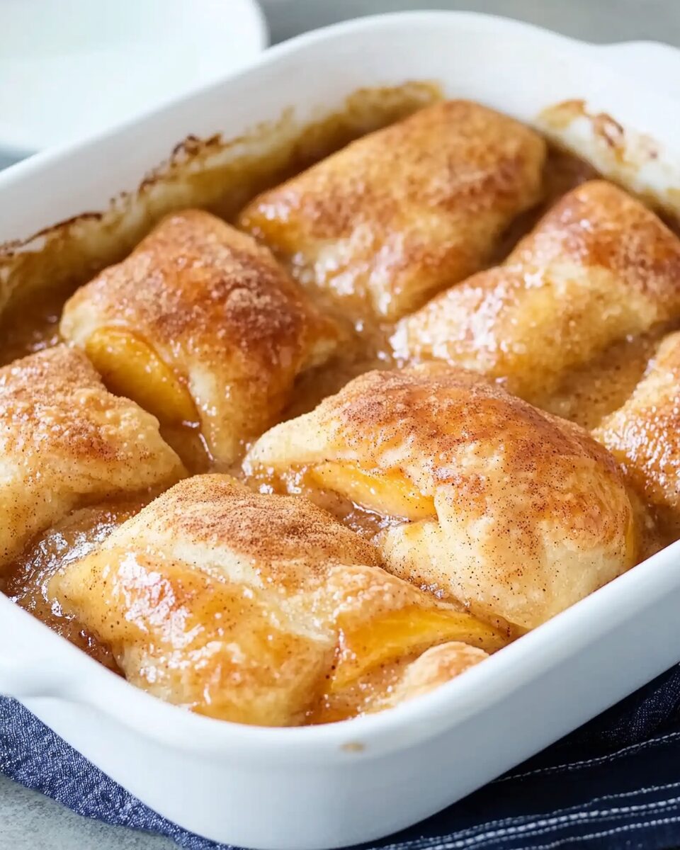 Peach Dumplings