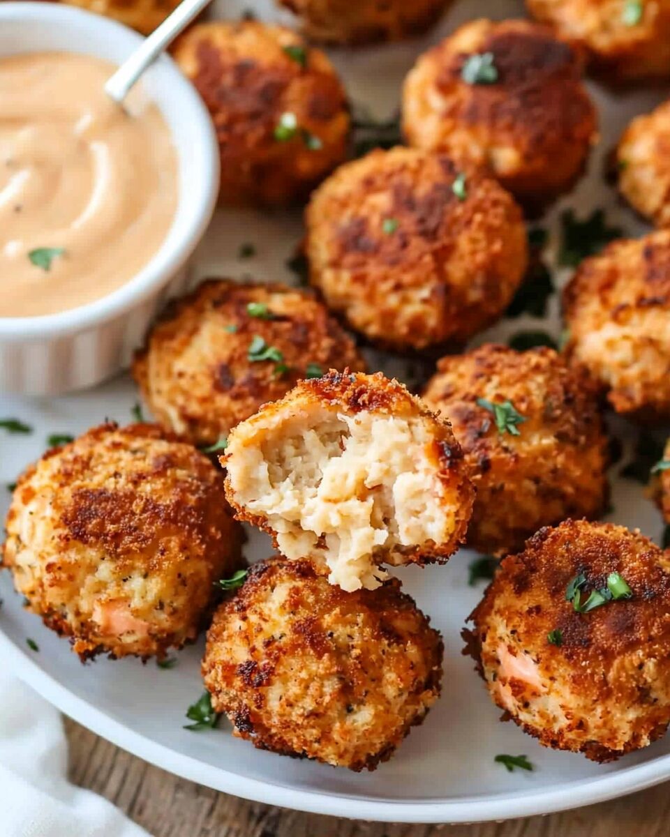 Crispy Pan Fried Salmon Croquettes (with Fresh Salmon)