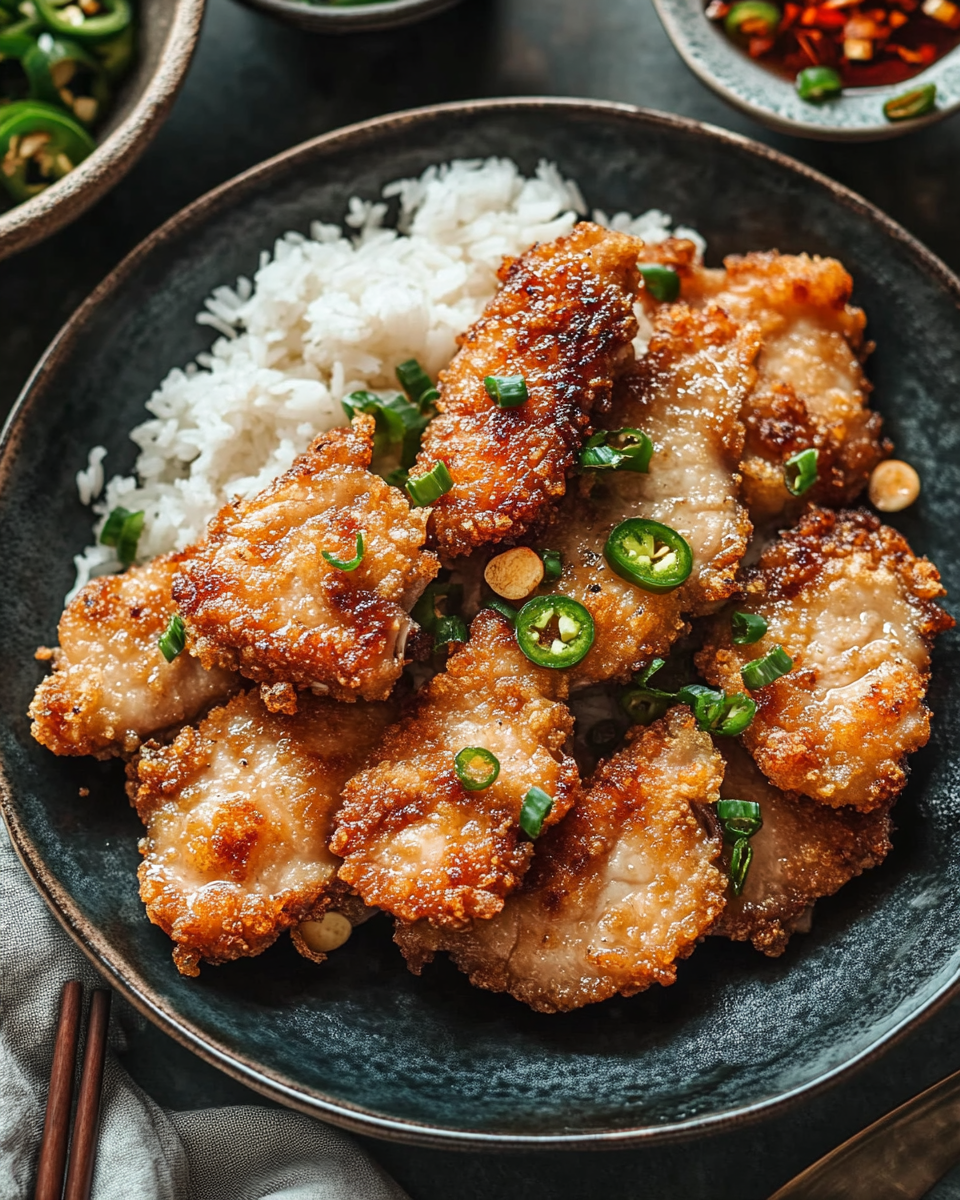 Salt and Pepper Pork Chops