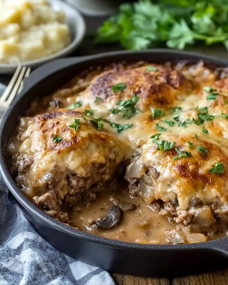 Amish Hamburger Steak Bake