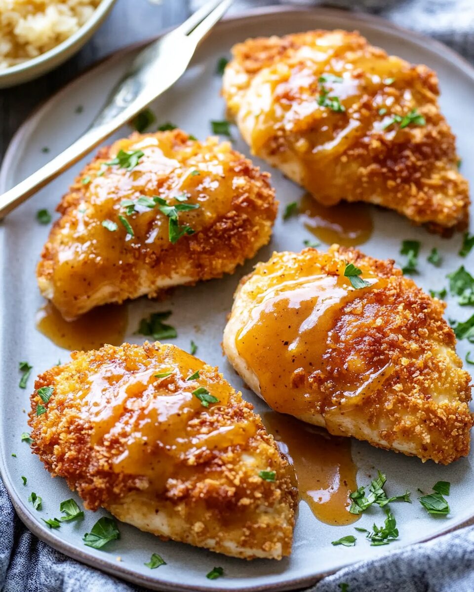 Baked Crunchy Maple Dijon Chicken