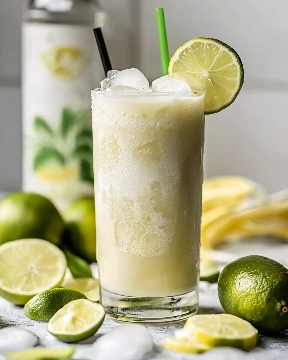 Creamy Coconut Milk Brazilian Lemonade (Limeade)
