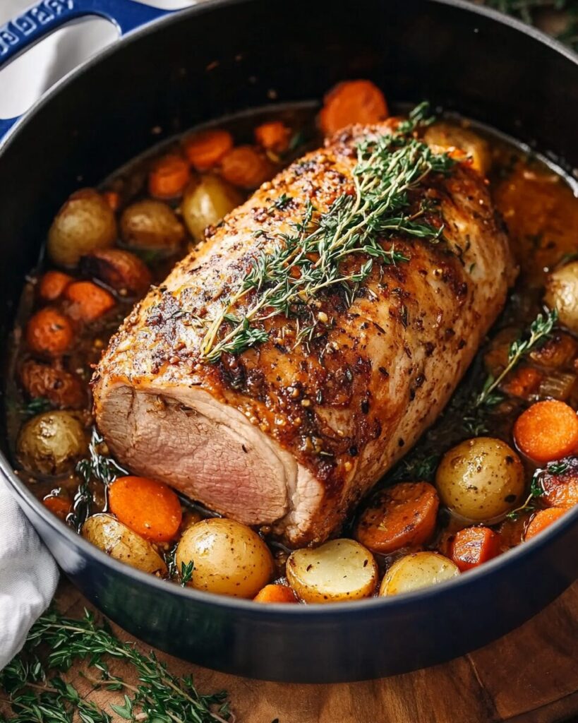 Dutch Oven Pork Loin