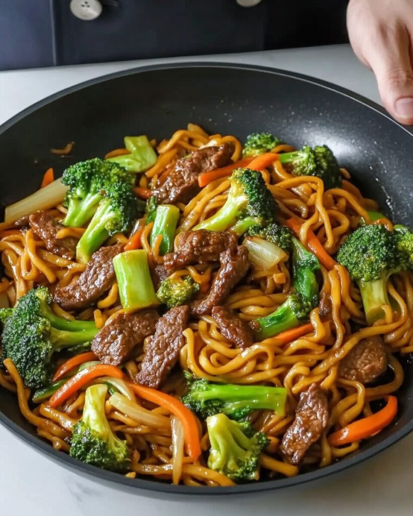 Beef and Broccoli Lo Mein
