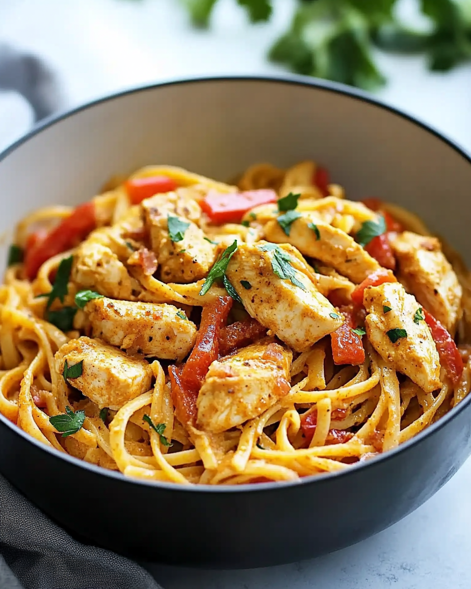 Creamy Cajun Chicken Pasta