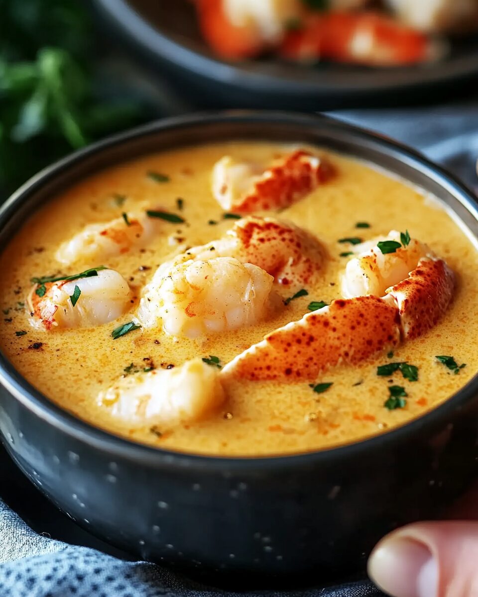Seafood Bisque with Crab, Shrimp, and Lobster