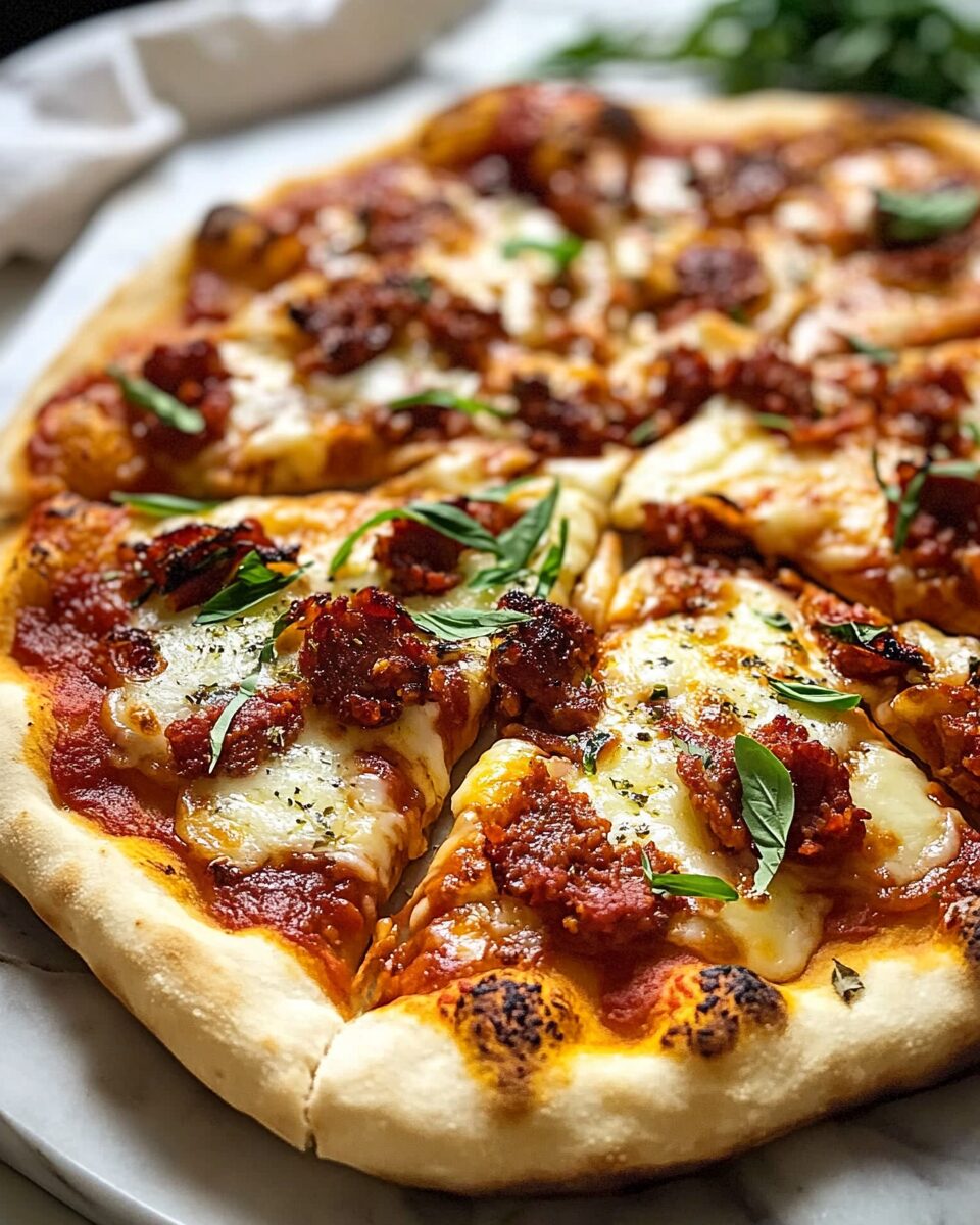 Spicy Chorizo & Fennel Pizza