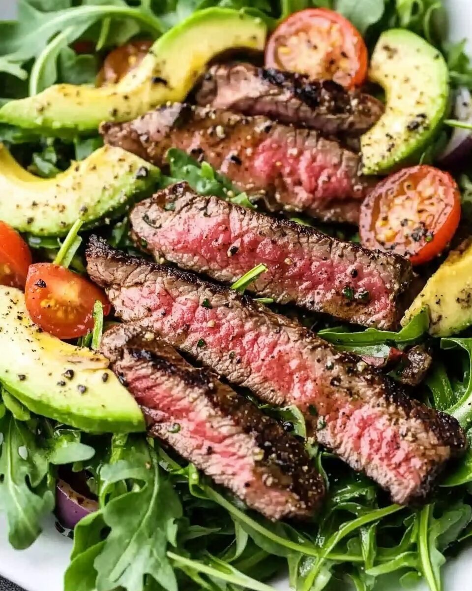 Steak Salad with Creamy Balsamic Vinaigrette