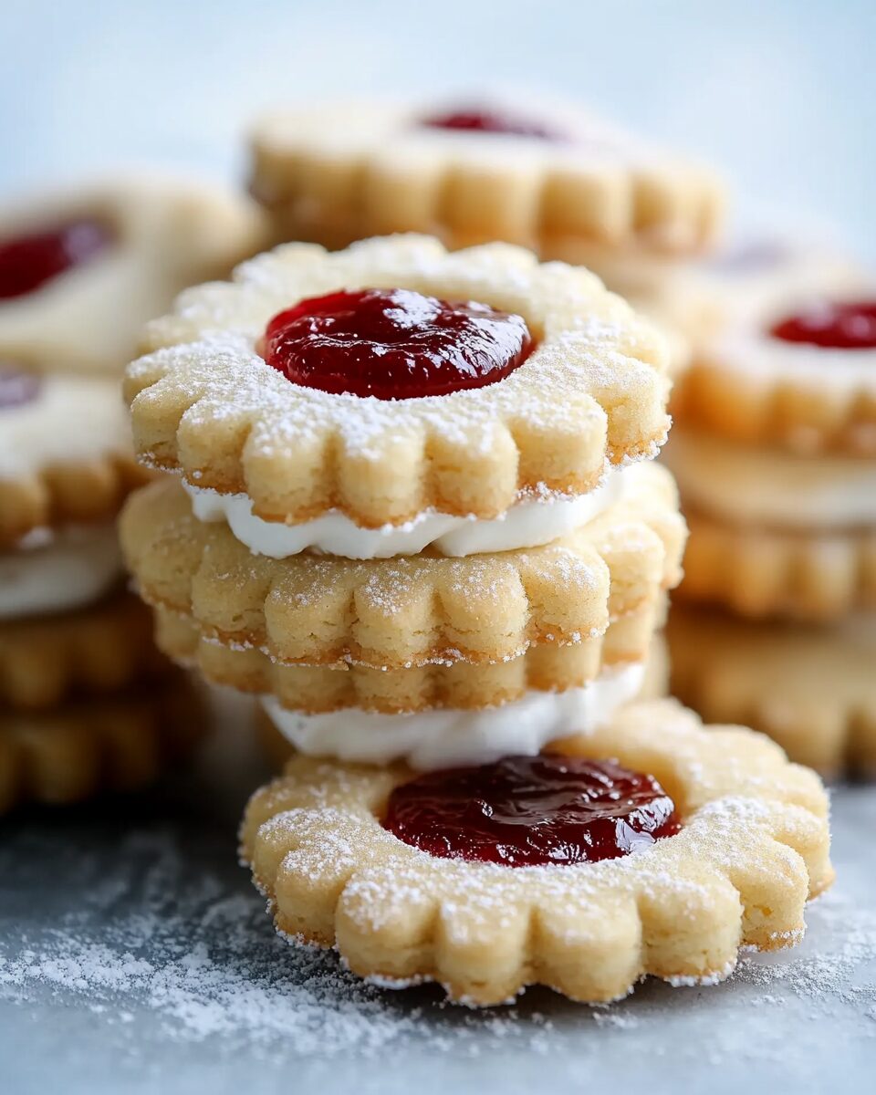 Strawberry Butter Cookies
