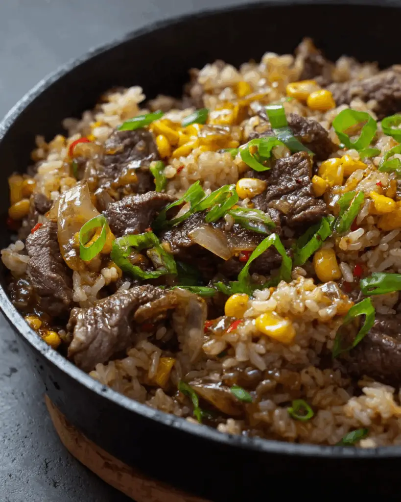Beef Pepper Rice