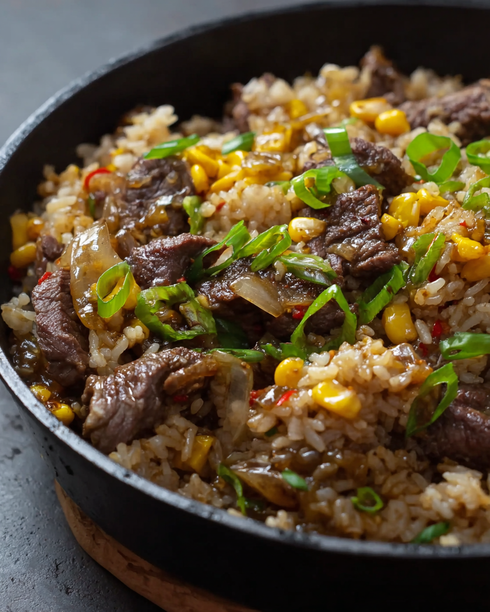 Beef Pepper Rice
