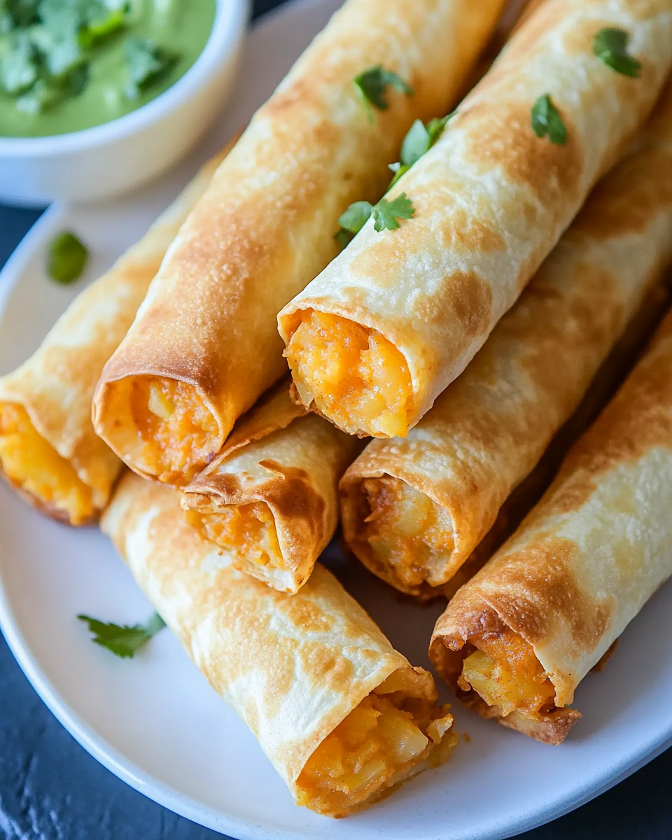 Cheesy Potato Taquitos