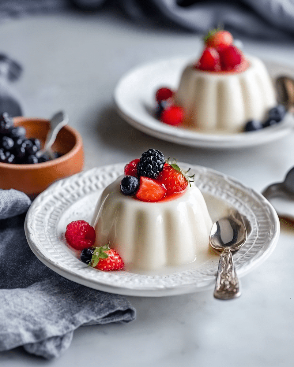 Classic Vanilla Panna Cotta