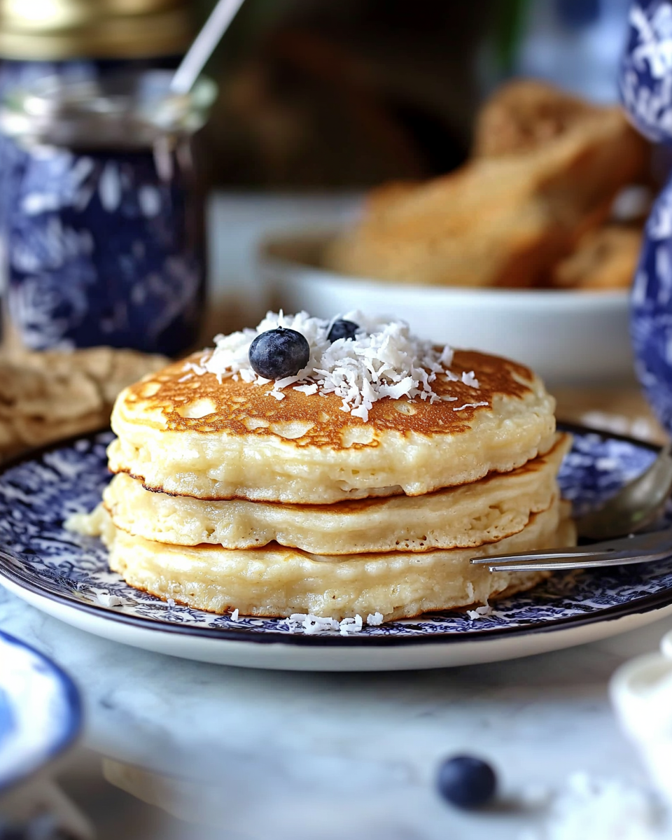 Coconut Cream Pancakes