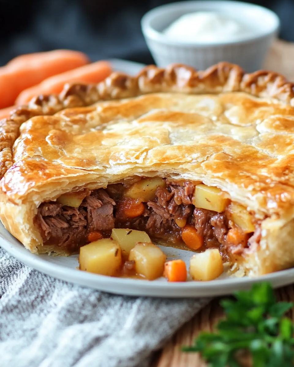 Corned Beef and Potato Pie