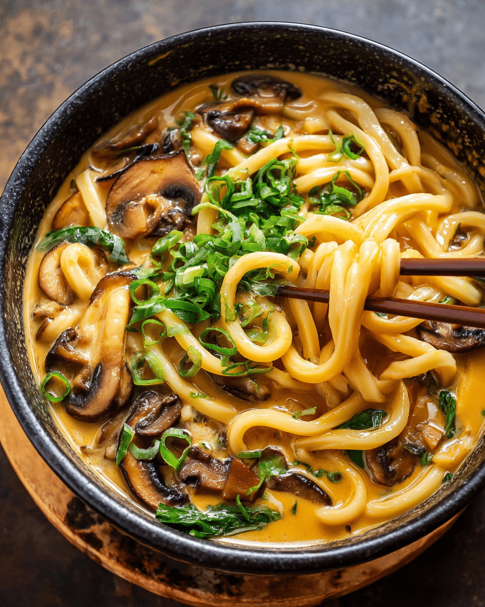 Creamy Miso Udon