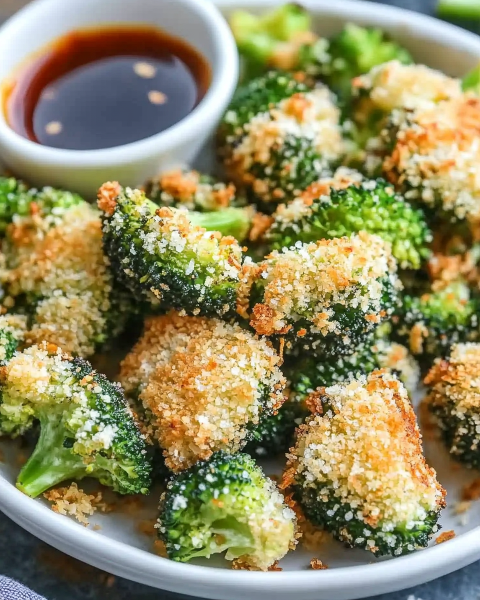 Baked Broccoli with Spicy Soy Sauce