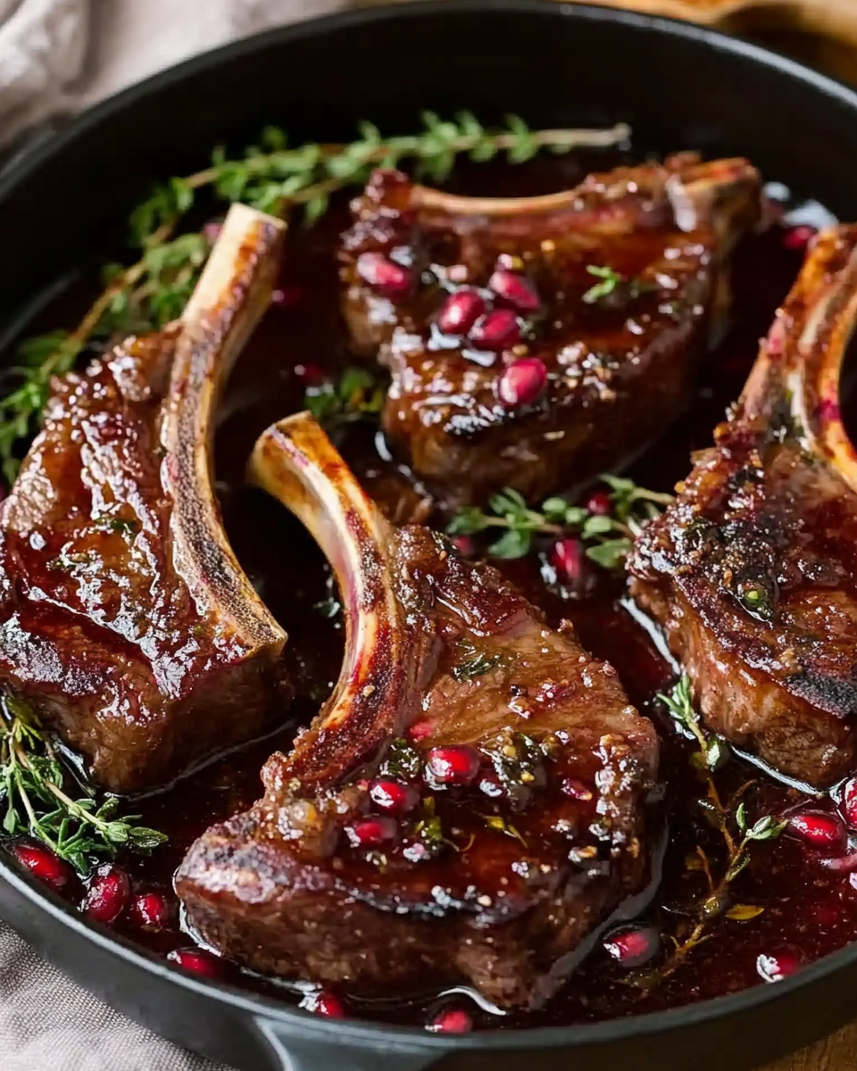 Pomegranate Lamb Chops