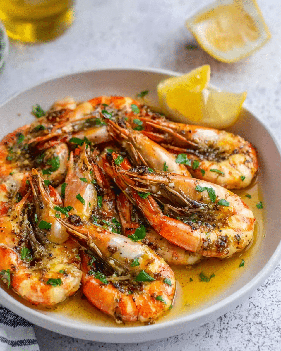 Garlic Butter Tiger Shrimp