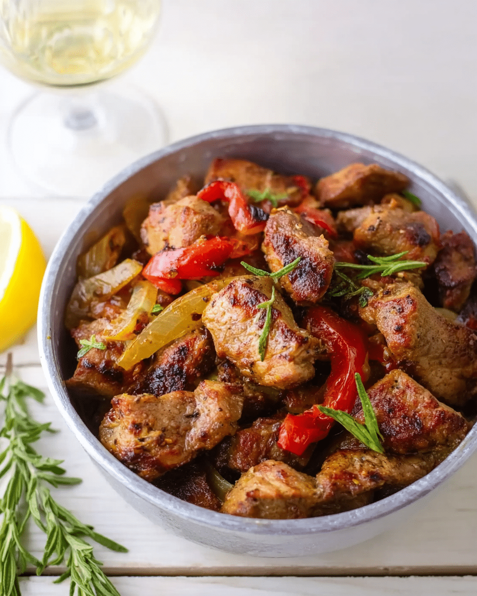 Greek Pork Chunks