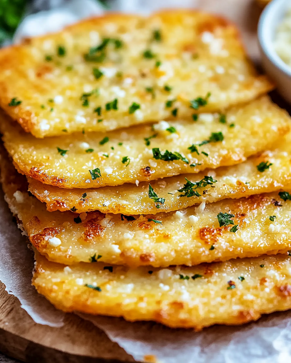 Garlic Keto Flatbread