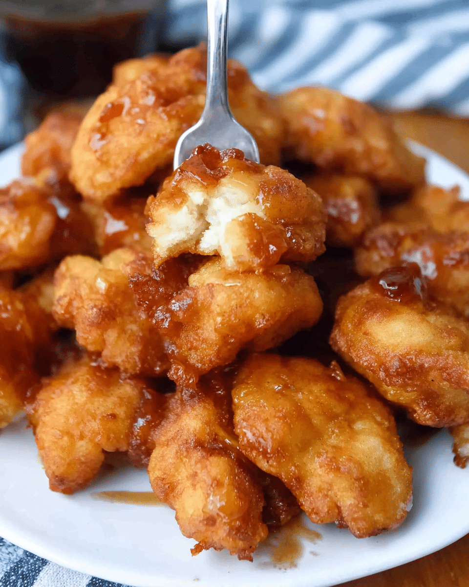 Pancake Battered Chicken Nuggets
