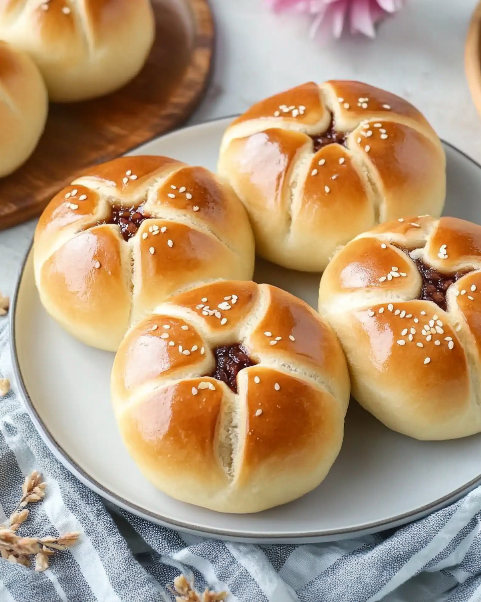 Red Bean Milk Buns