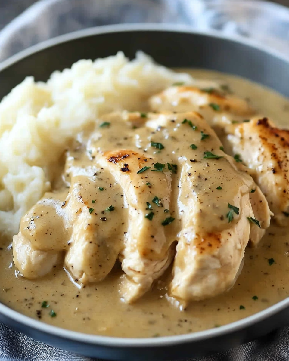 Slow Cooker Chicken and Gravy