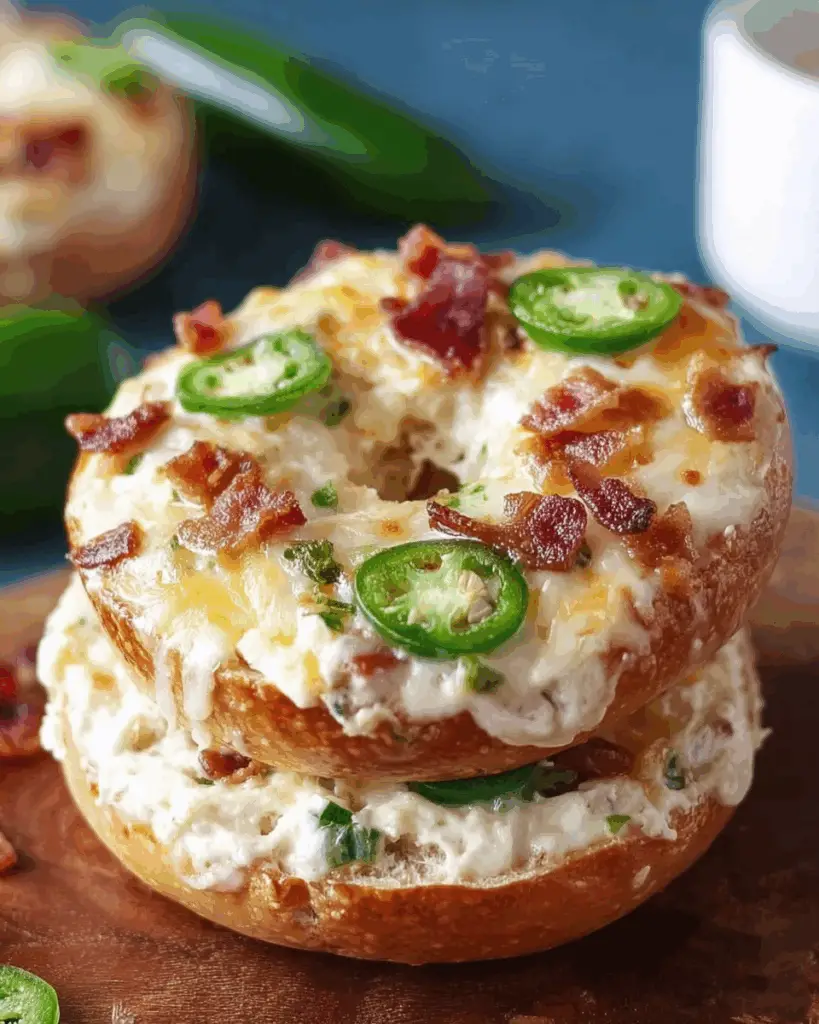 Jalapeño Popper Bagels