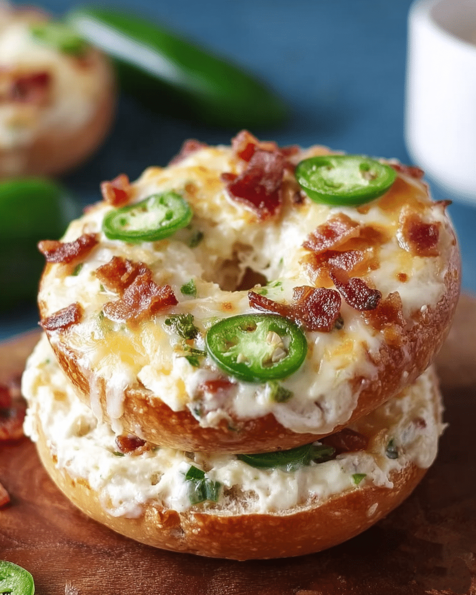 Jalapeño Popper Bagels