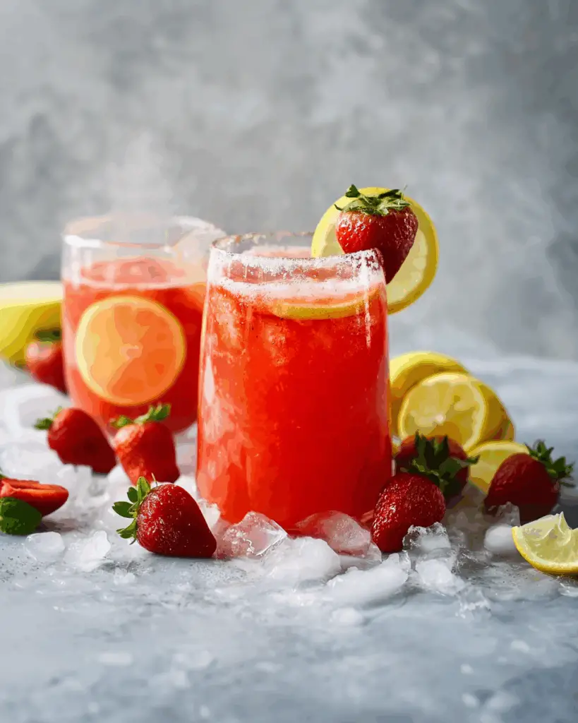 Strawberry Lemonade Margarita