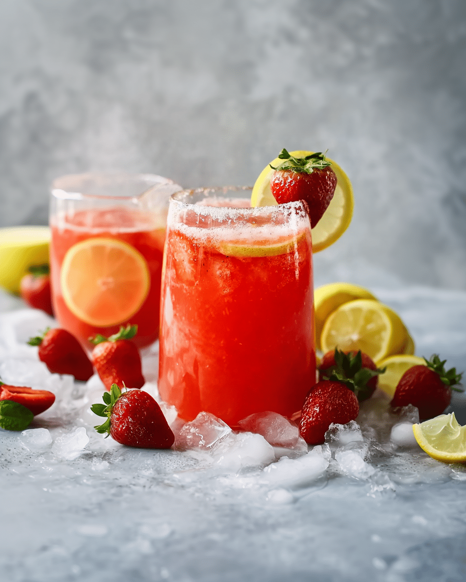 Strawberry Lemonade Margarita