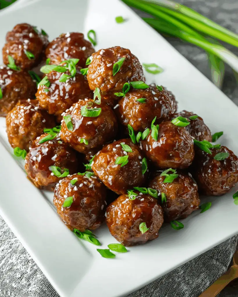 Asian Meatballs Crockpot